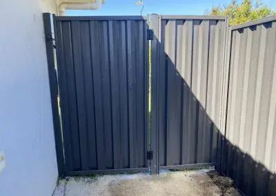 Colorbond GATES PERTH – Supply & Install completed Perth project 2