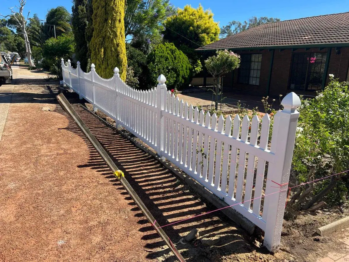 PVC fencing