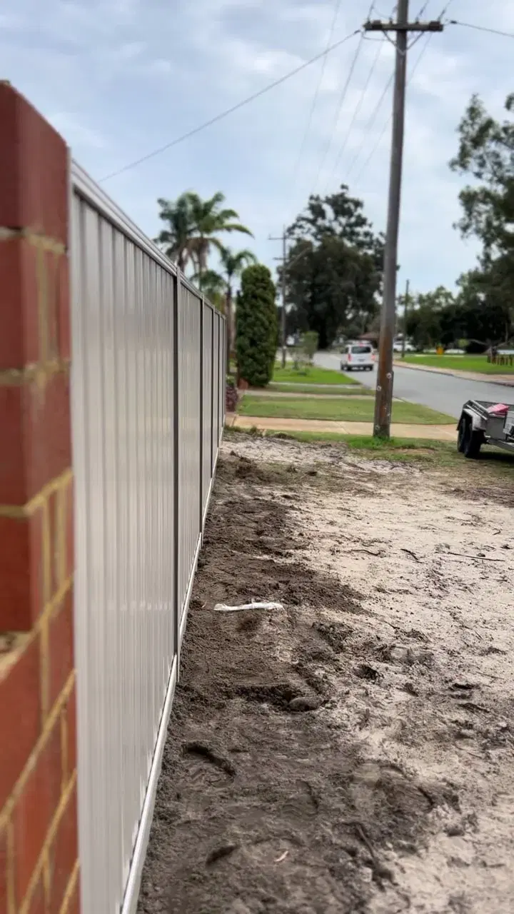 Colorbond fence installation in Perth video preview